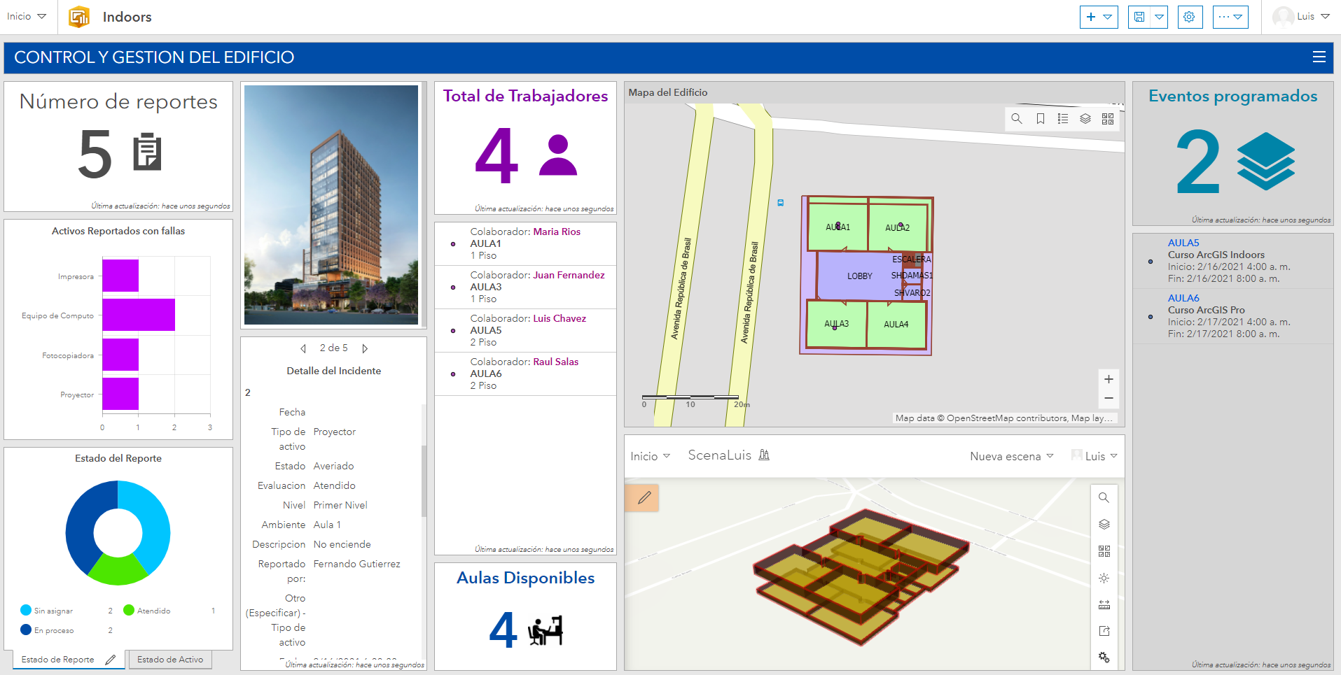 control y gestión del edificio control y gestión del edificio - ArcGIS en la gestión de ambientes