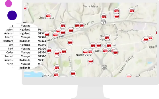 búsqueda de lugares