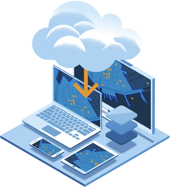 trabajo sin conexión con arcgis