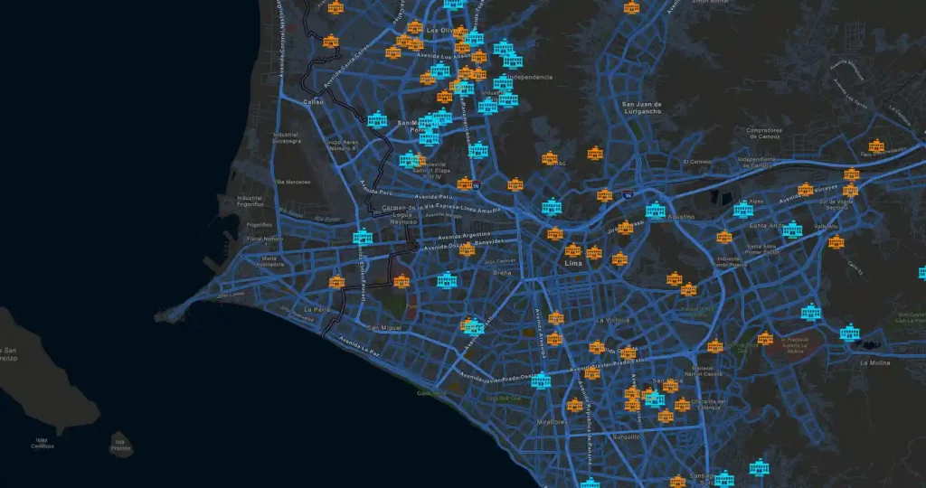 Tecnología GIS para colegios