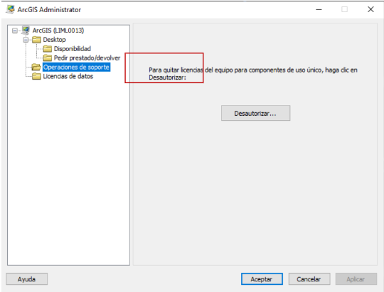 ArcGIS Administrador - Soporte Técnico de ArcMap