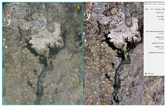 Novedades del portafolio del Ecosistema ENVI - Módulo de Corrección Atmosférica