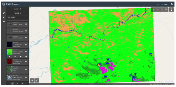 Novedades del portafolio del Ecosistema ENVI - Clasificación en línea de imágenes